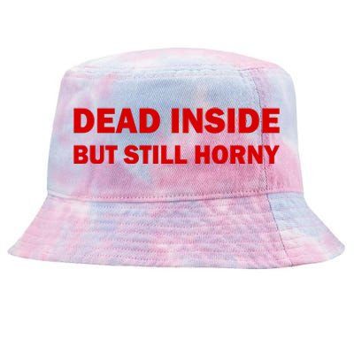 Dead Inside But Still Horny Classic Tie-Dyed Bucket Hat