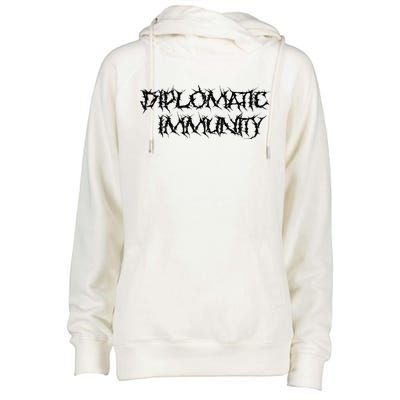 Diplomatic Immunity (Bjmn) Womens Funnel Neck Pullover Hood