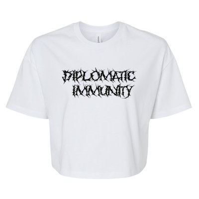 Diplomatic Immunity (Bjmn) Bella+Canvas Jersey Crop Tee