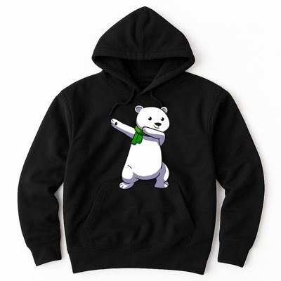 Dabbing Ice Bear Christmas Dab Polar Bear Hoodie