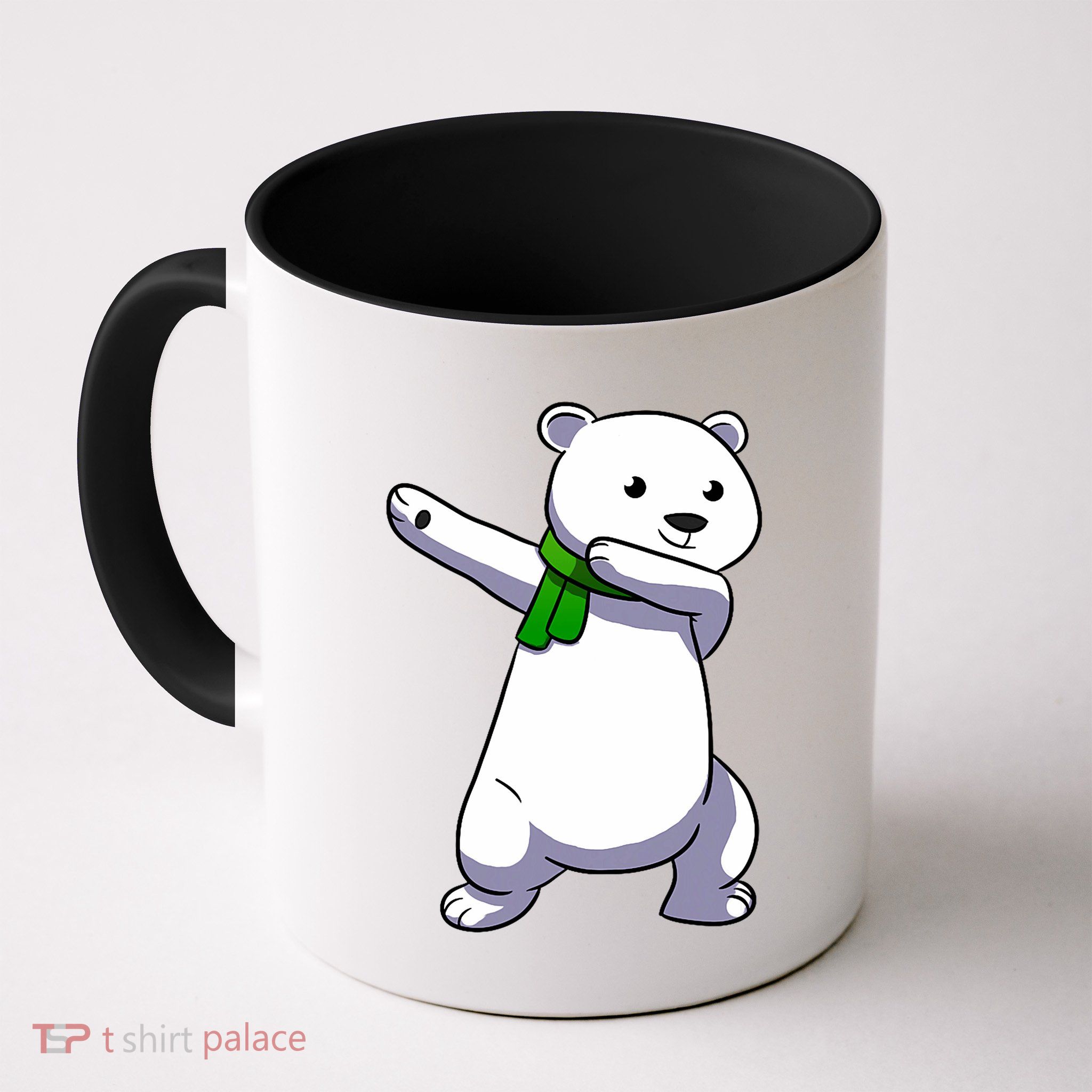 Dabbing Ice Bear Christmas Dab Polar Bear Mug