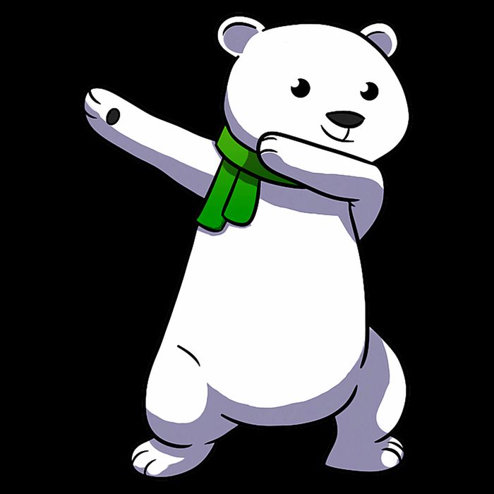 Dabbing Ice Bear Christmas Dab Polar Bear Wool Snapback Cap