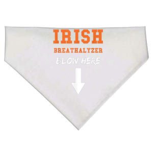 Dirty Irish Breathalyzer Adult St Patricks Day USA-Made Doggie Bandana