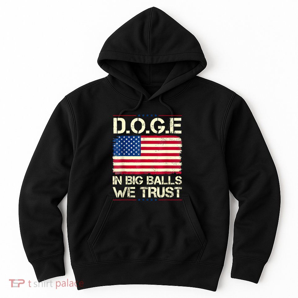Doge In Big Balls We Trust 2025 Hoodie