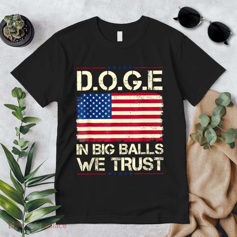Doge In Big Balls We Trust 2025 Premium T-Shirt