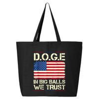 Doge In Big Balls We Trust 2025 25L Jumbo Tote