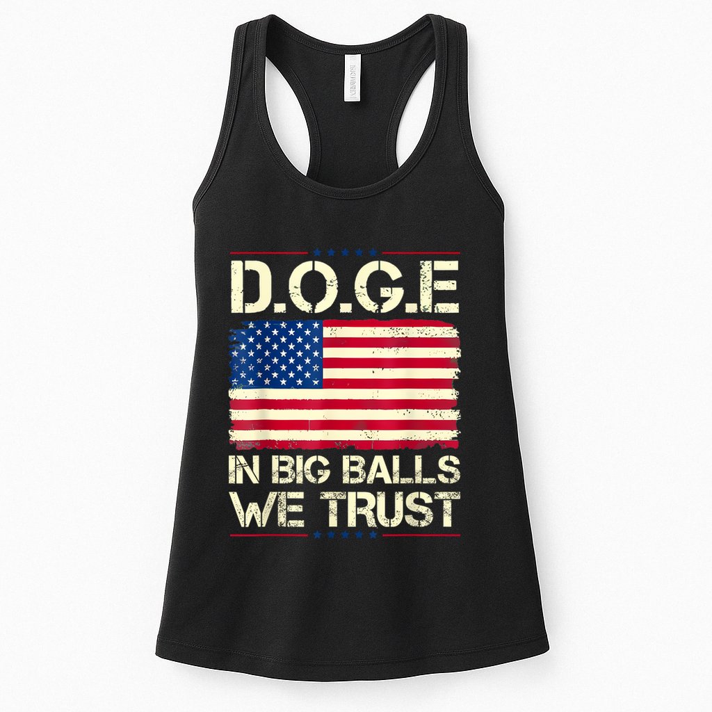 Doge In Big Balls We Trust 2025 Womens Tank Top
