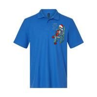 Dead Inside But Merry Funny Skeleton Coffee Christmas Gift Softstyle Adult Sport Polo