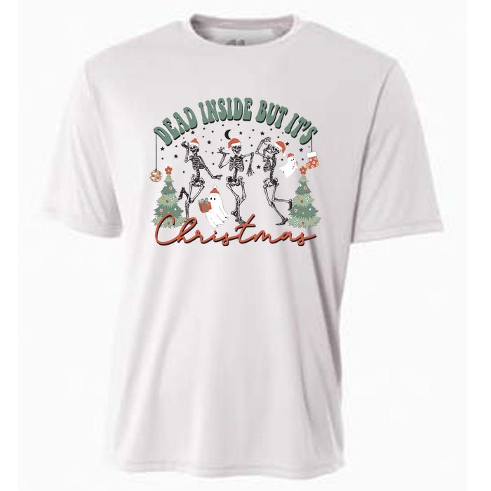 Dead Inside But Its Christmas Cooling Performance Crew T-Shirt