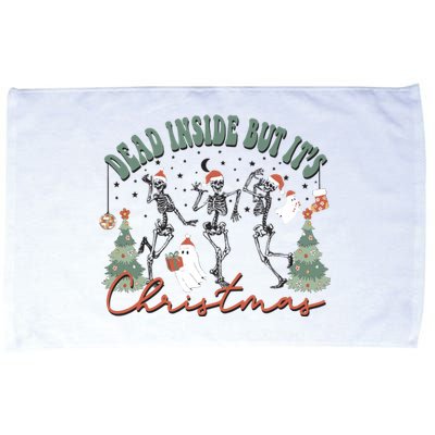 Dead Inside But Its Christmas Microfiber Hand Towel