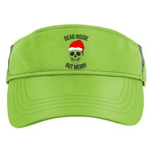 Dead Inside But Merry Gift Adult Drive Performance Visor