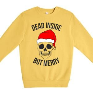 Dead Inside But Merry Gift Premium Crewneck Sweatshirt