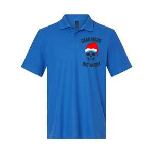 Dead Inside But Merry Gift Softstyle Adult Sport Polo