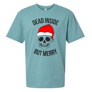 Dead Inside But Merry Gift Sueded Cloud Jersey T-Shirt