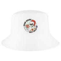 Dead Inside But Jolly Af Skeleton Xmas Santa Skull Cool Comfort Performance Bucket Hat