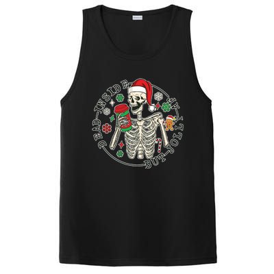 Dead Inside But Jolly Af Christmas Skeleton PosiCharge Competitor Tank