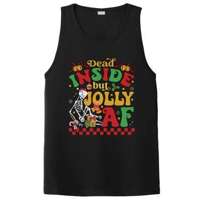 Dead Inside But Jolly Af Funny Christmas Gift PosiCharge Competitor Tank