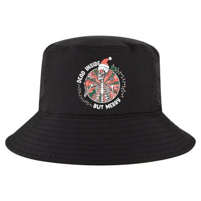 Dead Inside But Merry Gift Cool Comfort Performance Bucket Hat