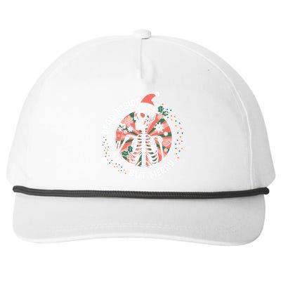 Dead Inside But Merry Gift Snapback Five-Panel Rope Hat