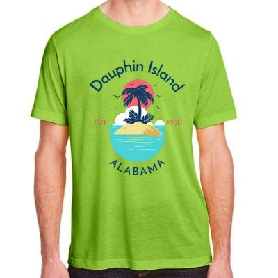 Dauphin Island Beach Alabama Adult ChromaSoft Performance T-Shirt