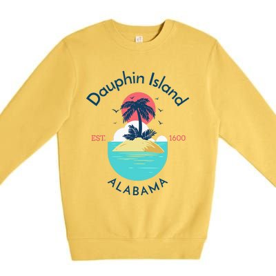 Dauphin Island Beach Alabama Premium Crewneck Sweatshirt