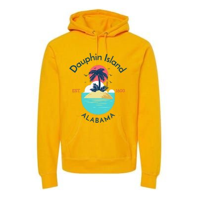 Dauphin Island Beach Alabama Premium Hoodie