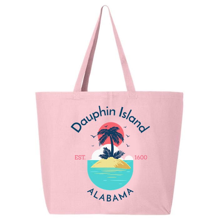 Dauphin Island Beach Alabama 25L Jumbo Tote