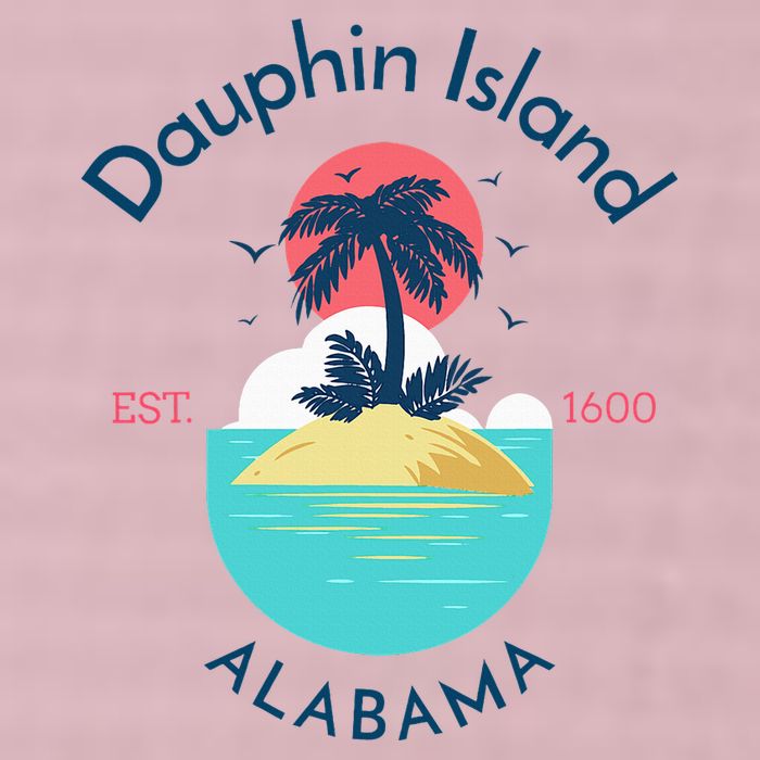 Dauphin Island Beach Alabama 25L Jumbo Tote