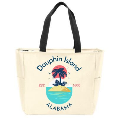 Dauphin Island Beach Alabama Zip Tote Bag