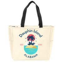 Dauphin Island Beach Alabama Zip Tote Bag