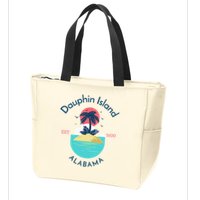 Dauphin Island Beach Alabama Zip Tote Bag