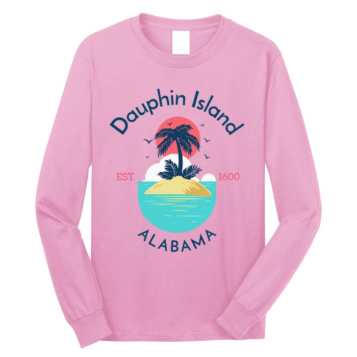 Dauphin Island Beach Alabama Long Sleeve Shirt