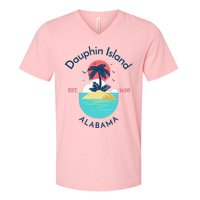 Dauphin Island Beach Alabama V-Neck T-Shirt