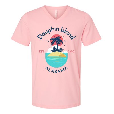 Dauphin Island Beach Alabama V-Neck T-Shirt