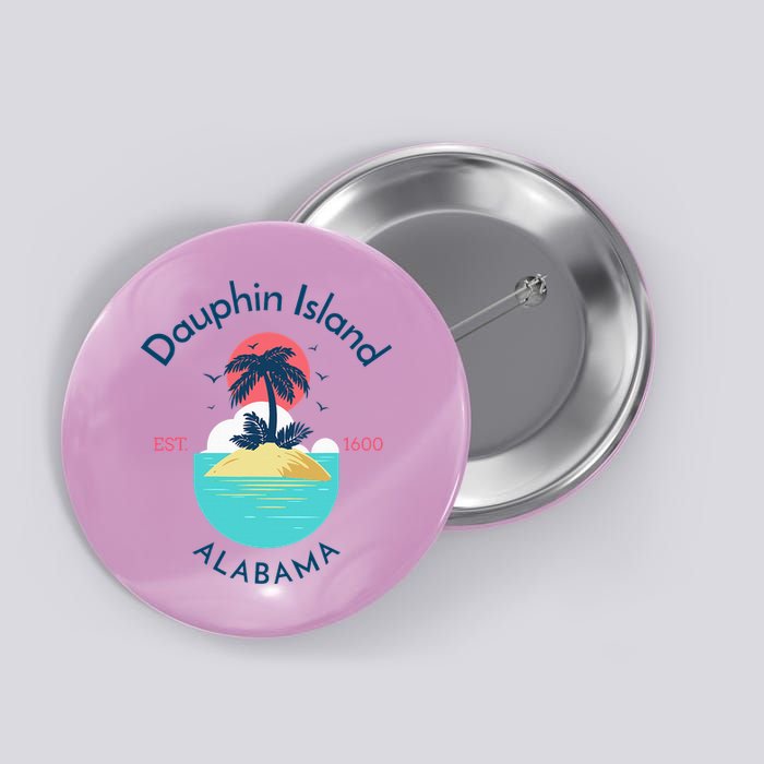 Dauphin Island Beach Alabama Button