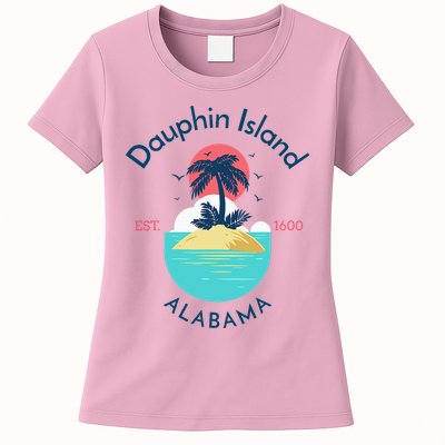 Dauphin Island Beach Alabama Womens T-Shirt