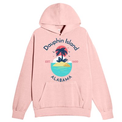 Dauphin Island Beach Alabama Urban Pullover Hoodie