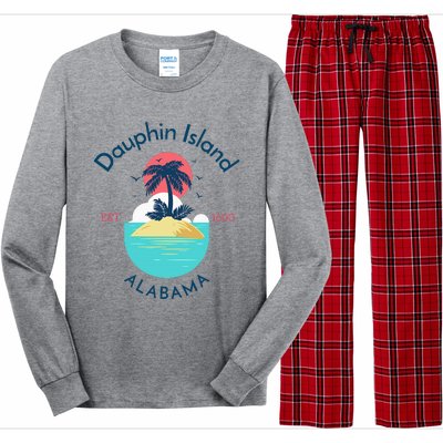 Dauphin Island Beach Alabama Long Sleeve Pajama Set