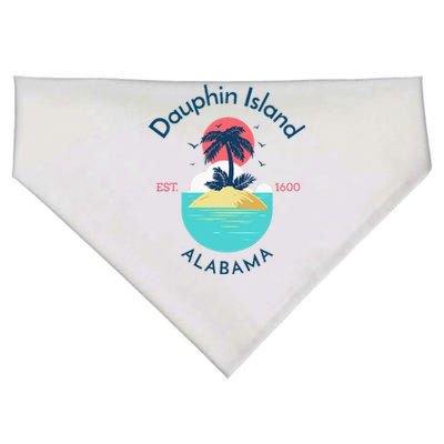 Dauphin Island Beach Alabama USA-Made Doggie Bandana