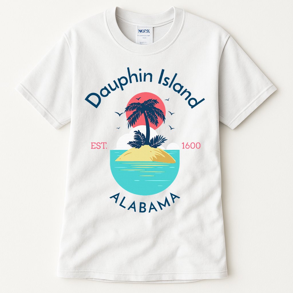 Dauphin Island Beach Alabama Tall T-Shirt