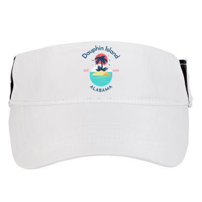 Dauphin Island Beach Alabama Adult Drive Performance Visor