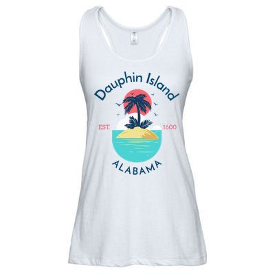 Dauphin Island Beach Alabama Ladies Essential Flowy Tank