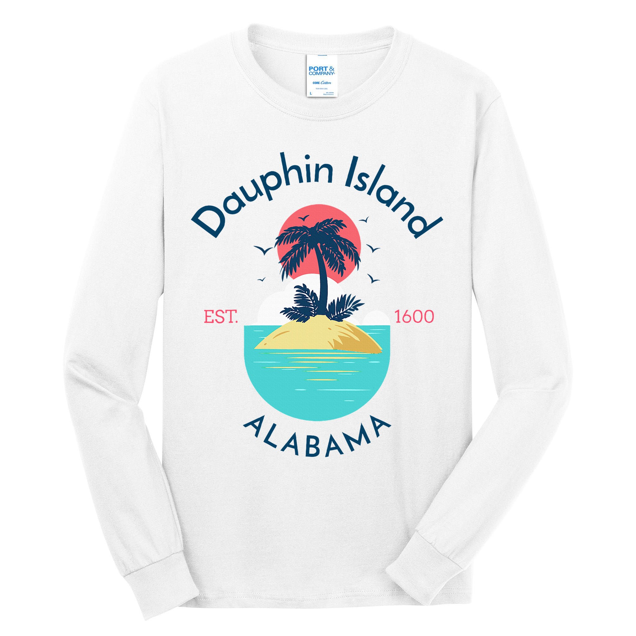 Dauphin Island Beach Alabama Tall Long Sleeve T-Shirt