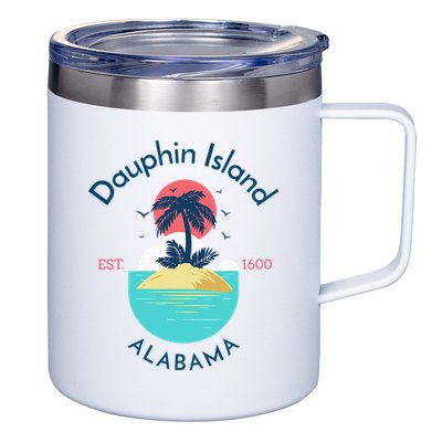 Dauphin Island Beach Alabama 12oz Stainless Steel Coffee Mug