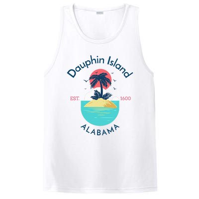 Dauphin Island Beach Alabama PosiCharge Competitor Tank