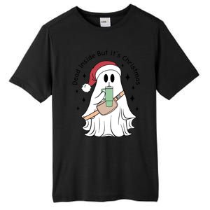 Dead Inside But Its Christmas Boujee Ghost Stanley Tumbler Cute Gift Tall Fusion ChromaSoft Performance T-Shirt