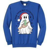 Dead Inside But Its Christmas Boujee Ghost Stanley Tumbler Cute Gift Sweatshirt