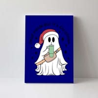 Dead Inside But Its Christmas Boujee Ghost Stanley Tumbler Cute Gift Canvas