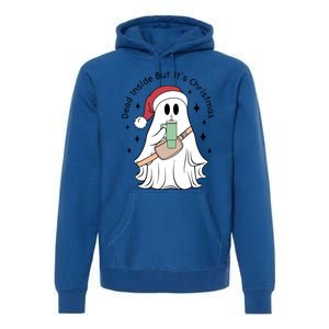 Dead Inside But Its Christmas Boujee Ghost Stanley Tumbler Cute Gift Premium Hoodie