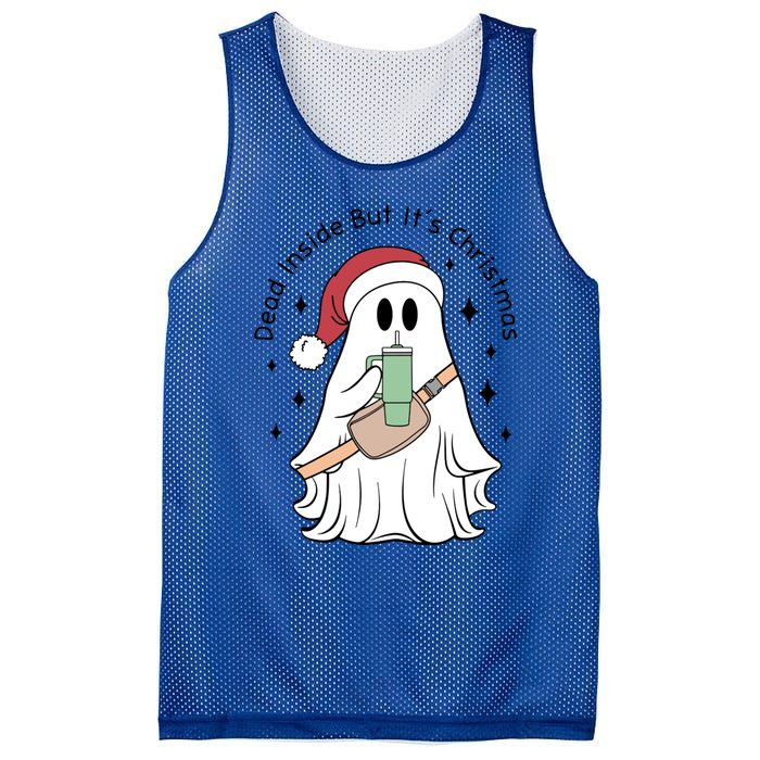 Dead Inside But Its Christmas Boujee Ghost Stanley Tumbler Cute Gift Mesh Reversible Basketball Jersey Tank